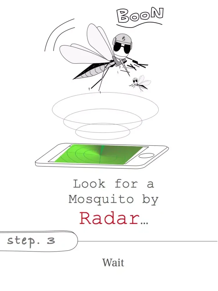 Ảnh chụp màn hình của Mosquito Radar iPad 
