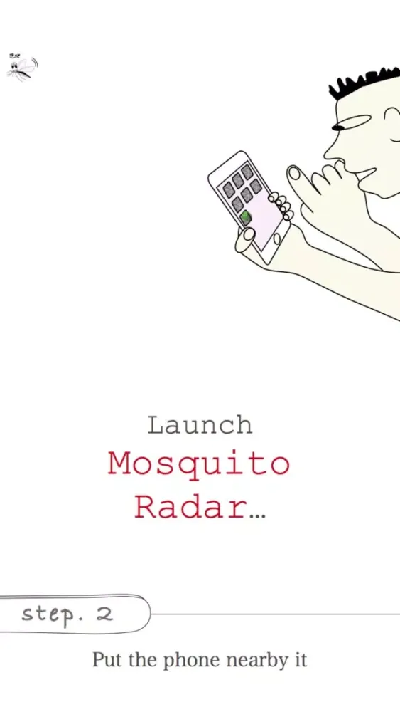 Ảnh chụp màn hình của Mosquito Radar