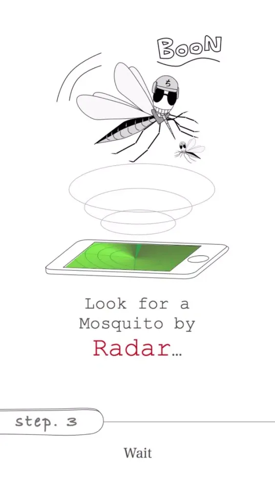 Ảnh chụp màn hình của Mosquito Radar