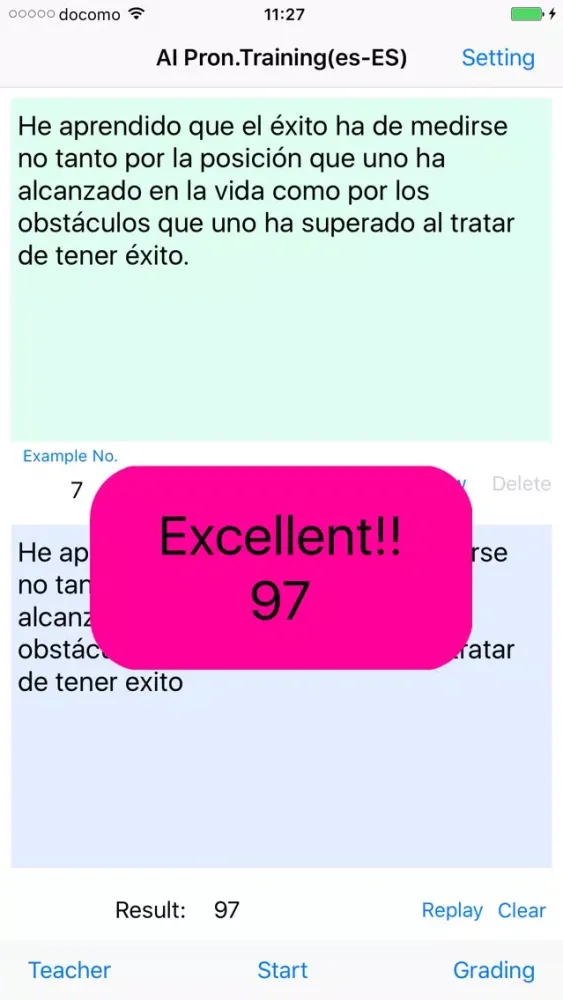 Screenshot di AI Pron.Training