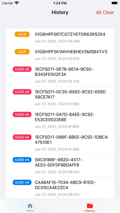 UUID Generator Note应用截图