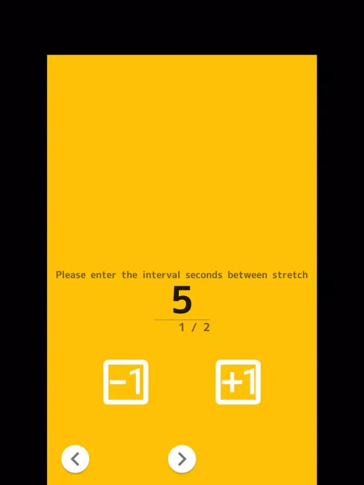 Tangkapan skrin Easy Stretch Timer iPad 