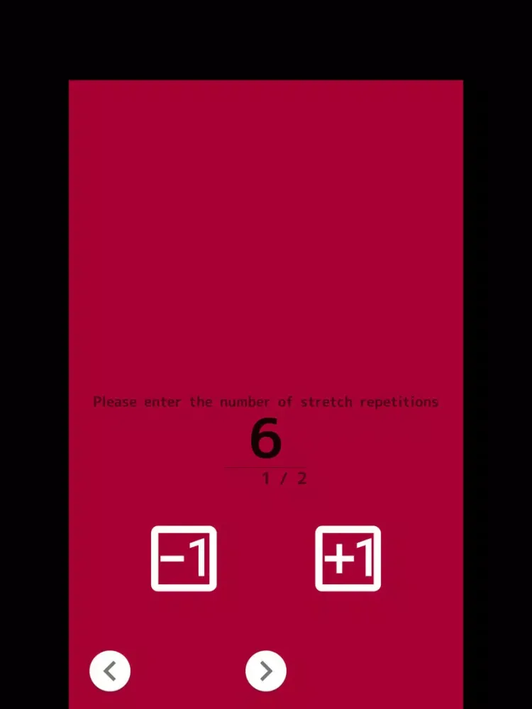 Tangkapan skrin Easy Stretch Timer iPad 