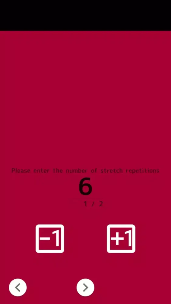 Tangkapan skrin Easy Stretch Timer
