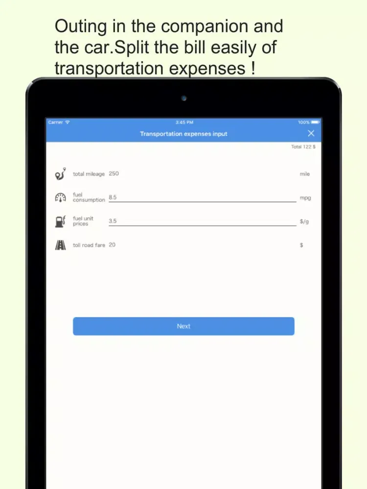 Screenshot di WariCar’n - Easy to split driving bill iPad 