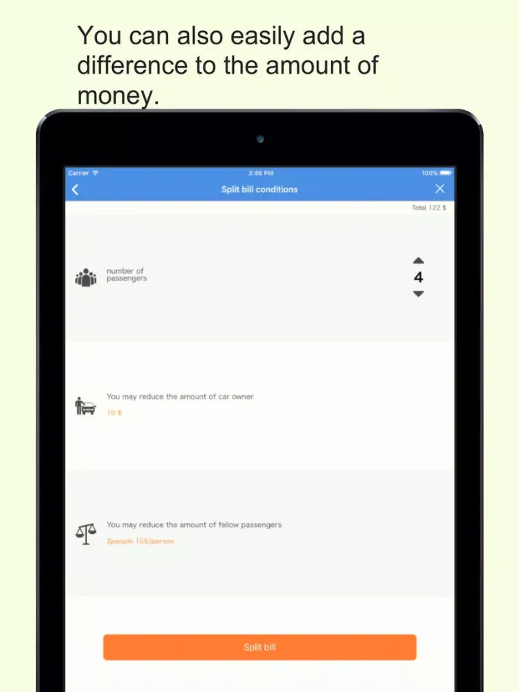 Screenshot di WariCar’n - Easy to split driving bill iPad 