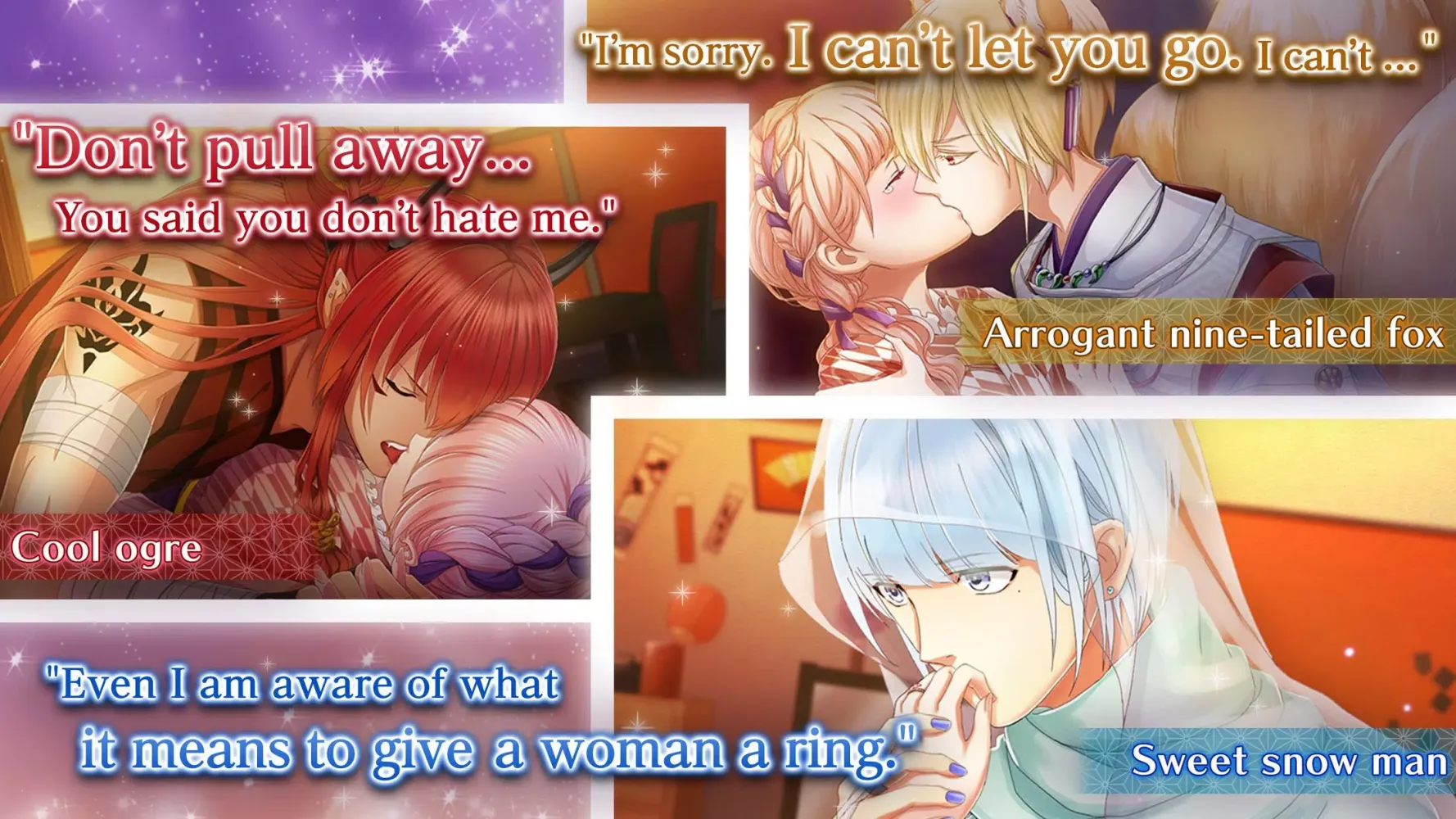 Captures d'écran de Ayakashi & Sweets | Otome Game