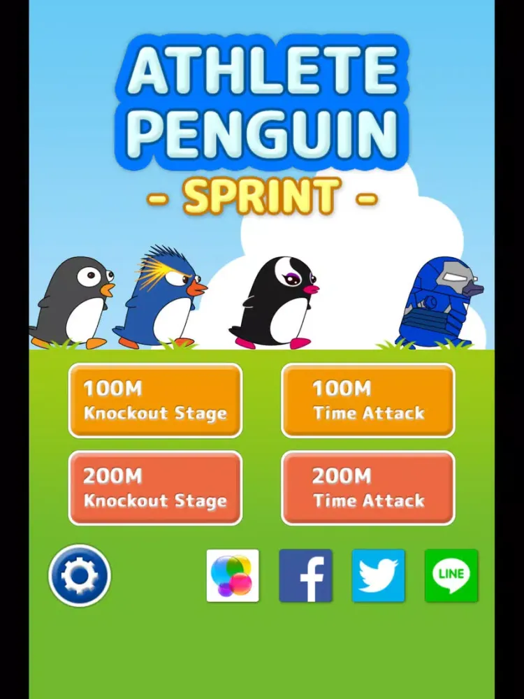 Zrzuty ekranu Athlete Penguin - Sprint - Aim! No.1 Athlete! iPad 