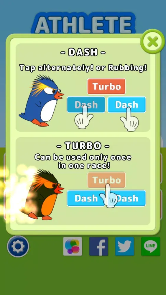 Zrzuty ekranu Athlete Penguin - Sprint - Aim! No.1 Athlete!