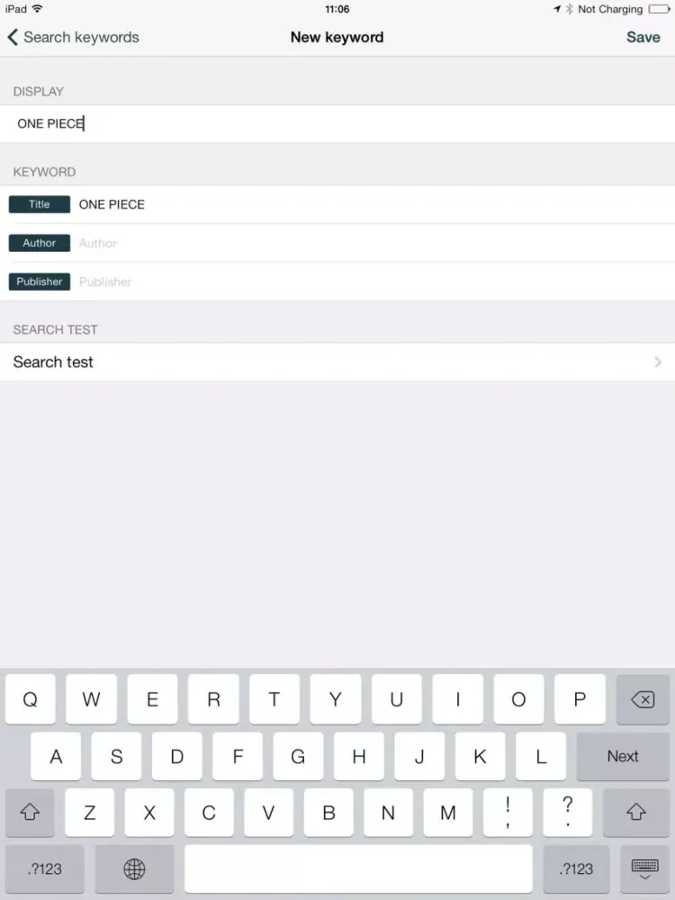 New Book Push - Notice in the new book push notification iPad  স্ক্রিনশট