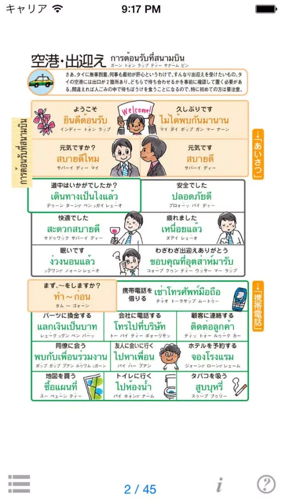 Скриншоты 指さし会話 ビジネスタイ語　touch＆talk　【personal version】