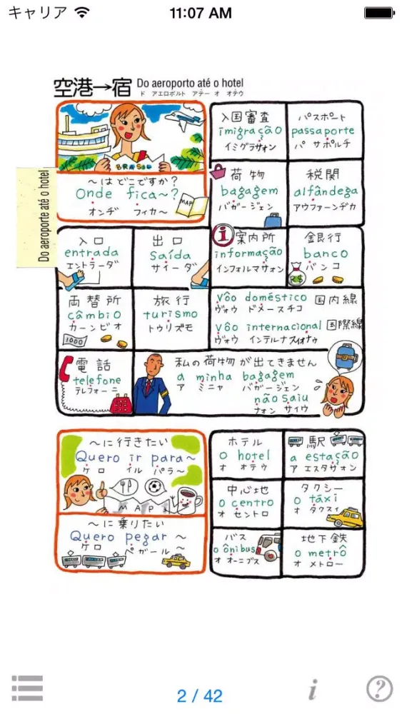 指さし会話ブラジル・ポルトガル　touch＆talk　【personal version】 سکرین شاٹس