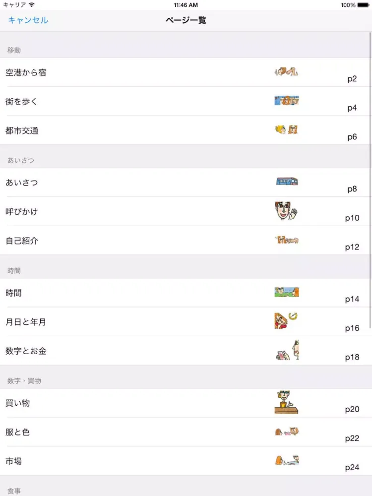 指さし会話ロシア　touch＆talk　【personal version】 iPad  स्क्रीनशॉट