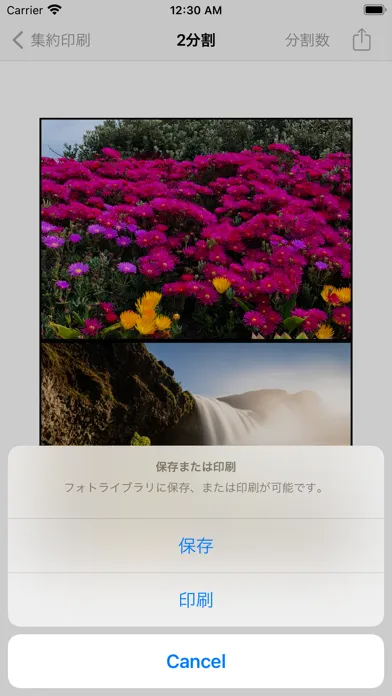 Captures d'écran de 集約印刷