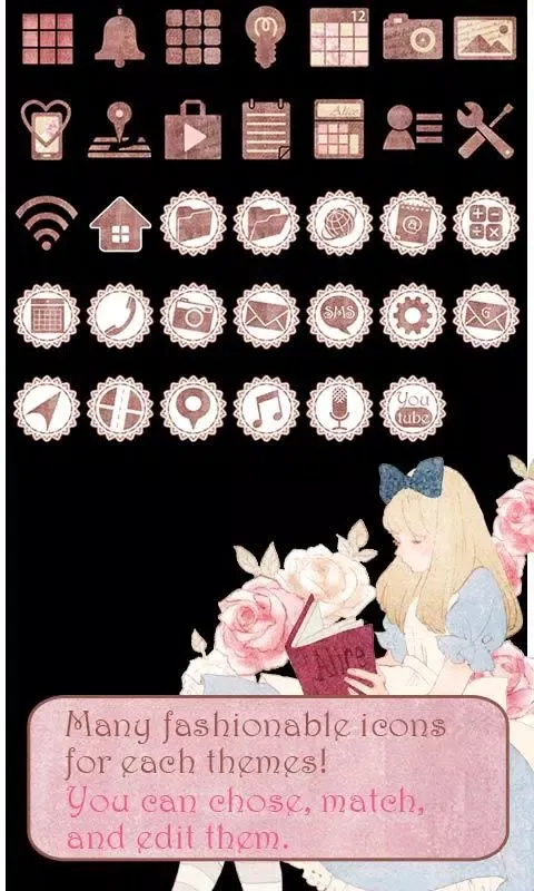 Cute Theme-Rosy Alice- Screenshots