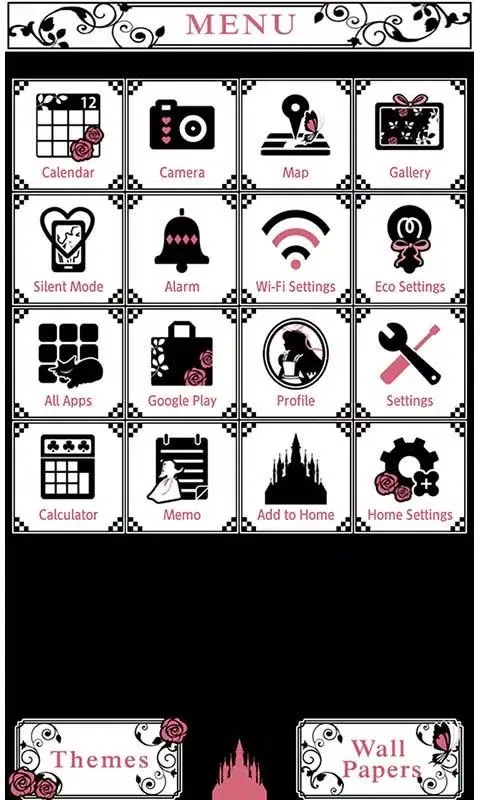 Alice's Fairy Tale Theme +HOME Screenshots