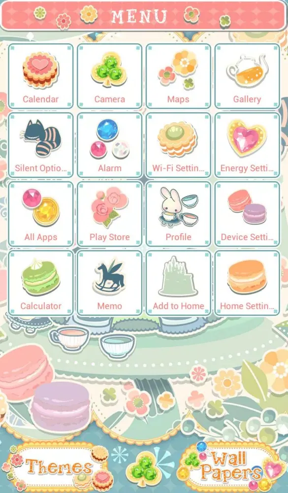 -Alice in Candy-land Theme Screenshots