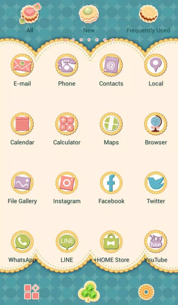 -Alice in Candy-land Theme Screenshots