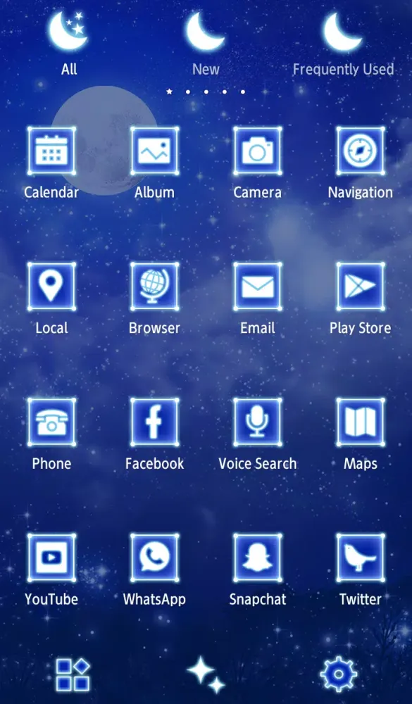 Blue Moon Theme应用截图