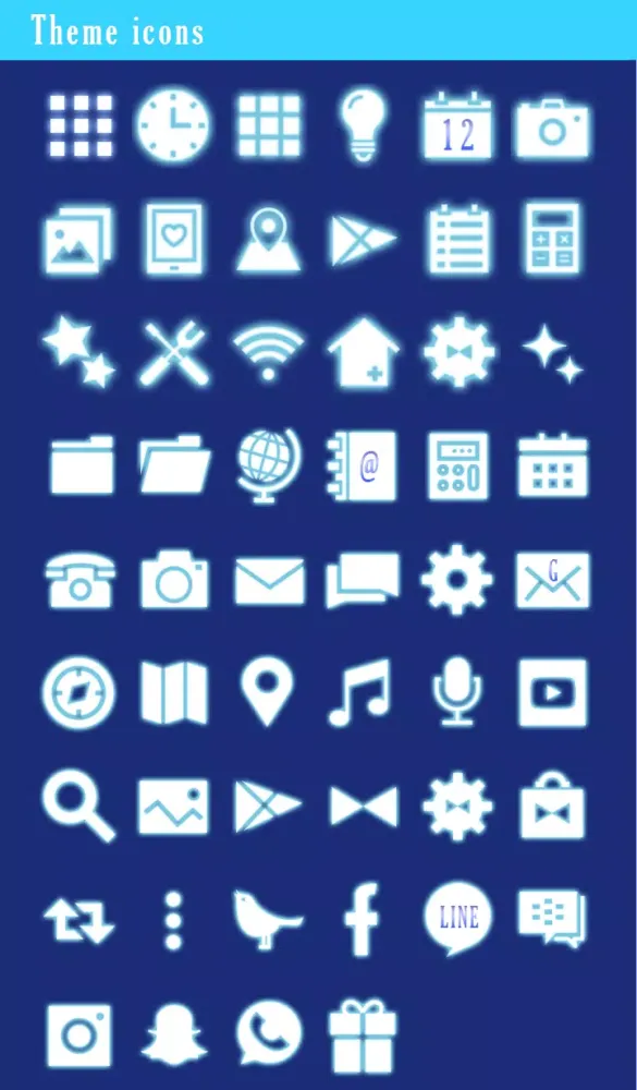 Blue Moon Theme应用截图
