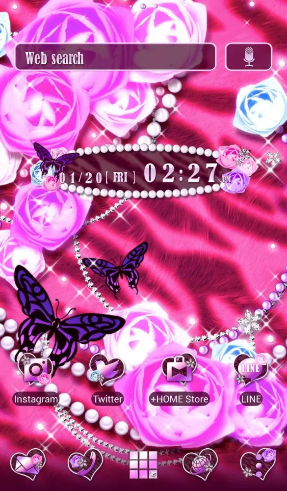 Pink Wallpaper Glamorous Rose Screenshots
