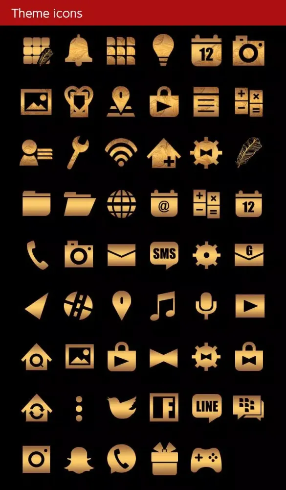 Screenshot di Golden Owl Theme