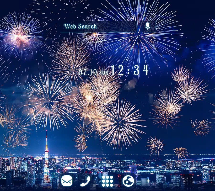 Firework Festival Theme +HOME Screenshots