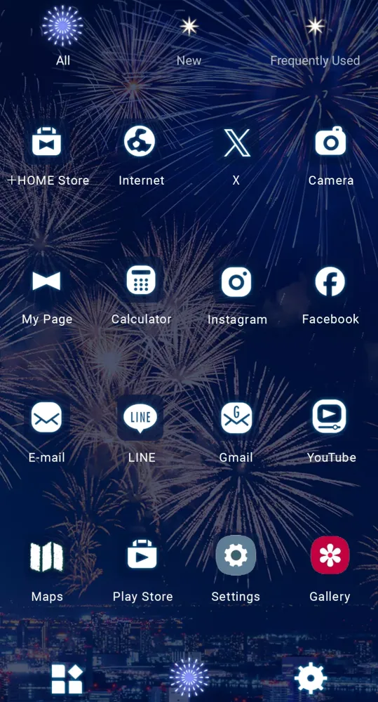 Firework Festival Theme +HOME Screenshots