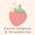 Pastel Gingham & Strawberries