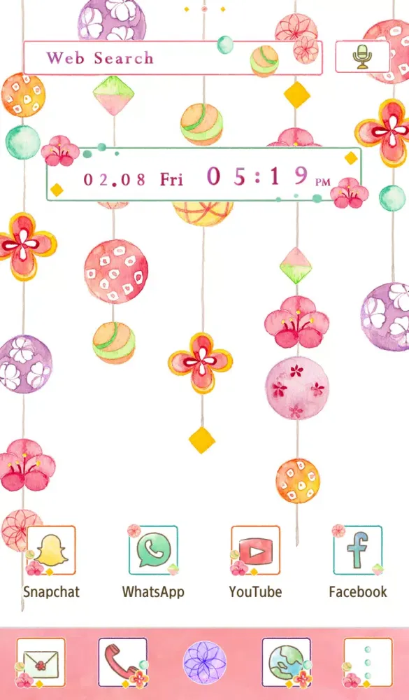 Capturas de pantalla de Cute Strung Decor Theme