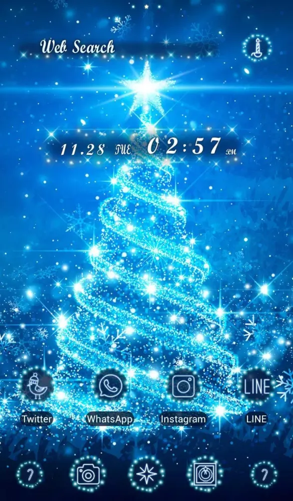 Magical Christmas Tree Theme Ekran Görüntüleri
