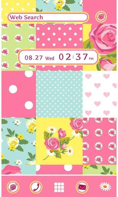 Cute Theme-Rose Quilt- Screenshots
