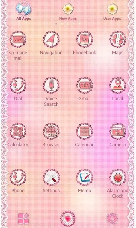 Cute Theme Glittery Romance Screenshots