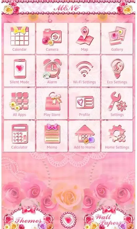 Cute Theme Glittery Romance Screenshots