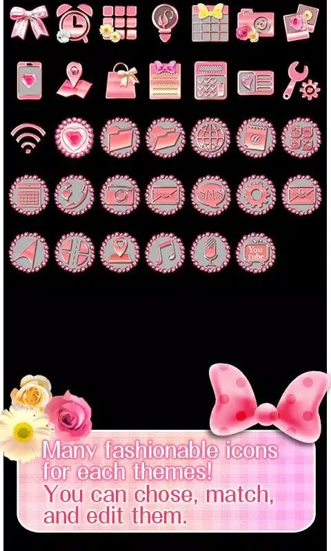 Cute Theme Glittery Romance Screenshots
