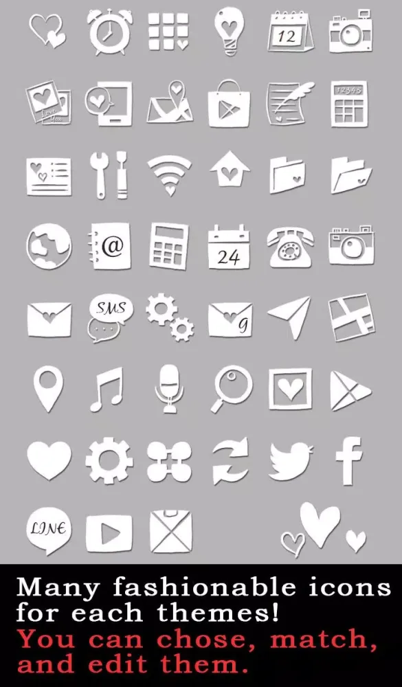 Cute wallpaper-Roses & Hearts Screenshots
