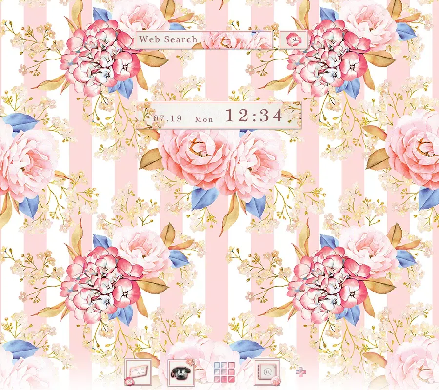 Strips & Roses Theme Screenshots