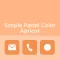 Simple Pastel Color (Apricot)
