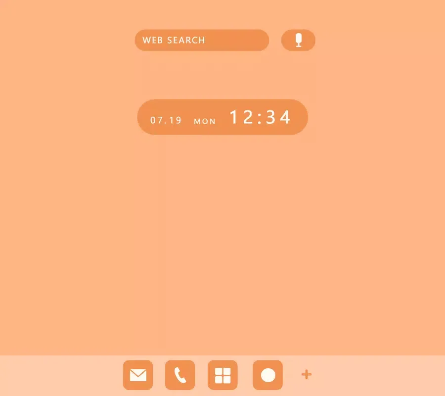 Ảnh chụp màn hình của Simple Pastel Color (Apricot)