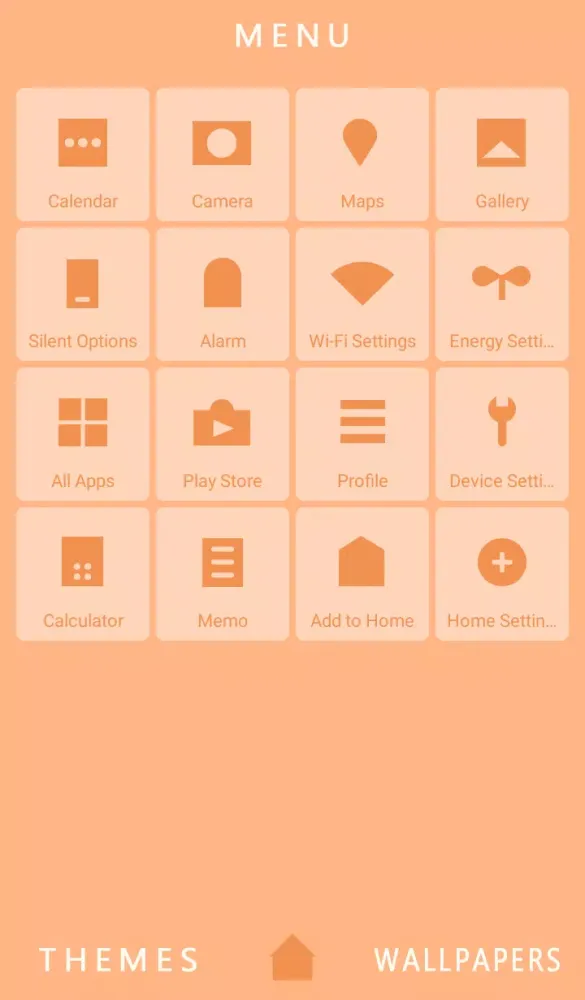 Ảnh chụp màn hình của Simple Pastel Color (Apricot)