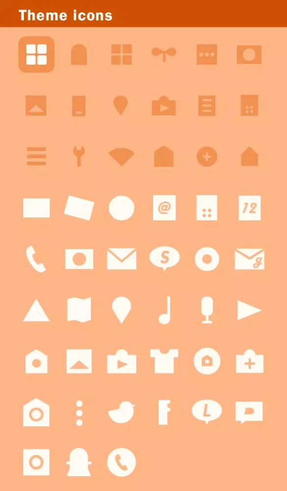 Ảnh chụp màn hình của Simple Pastel Color (Apricot)