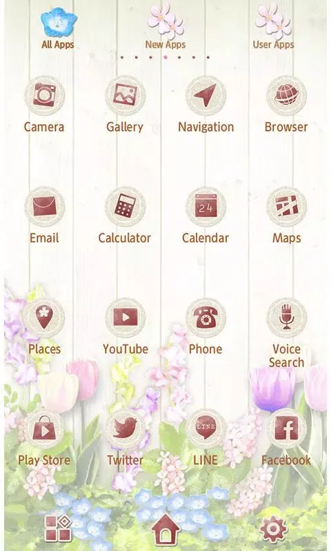 icon&wallpaper-Spring Flowers- Screenshots
