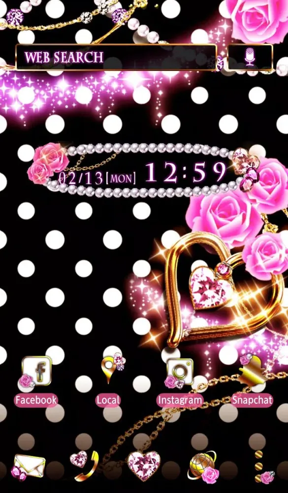 Wallpaper Glamorous Glitter سکرین شاٹس