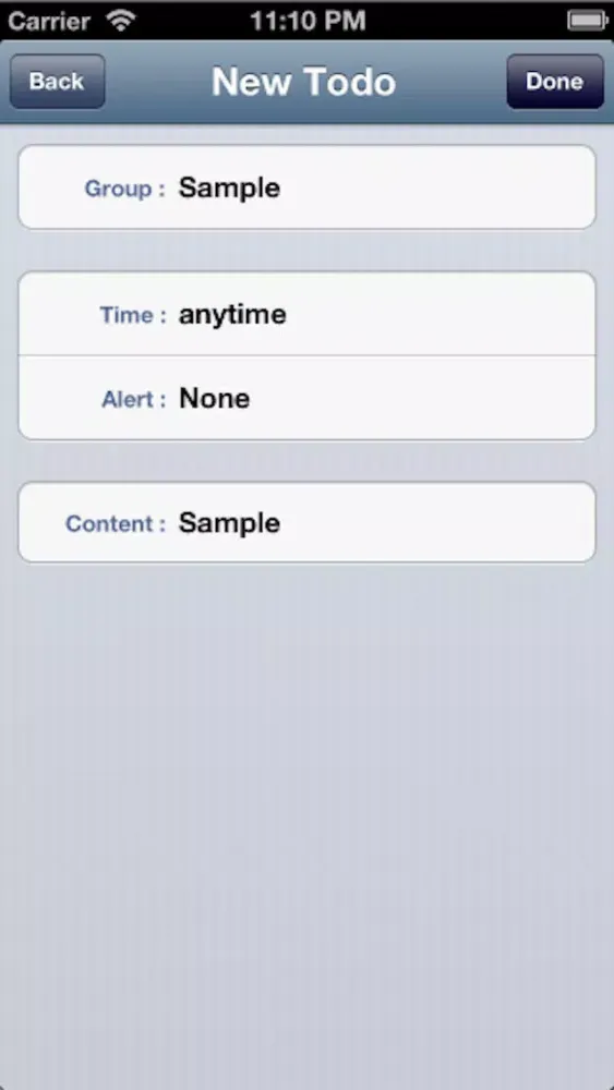 Capturas de pantalla de Today's Todo