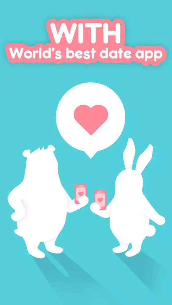تصاویر WITH - World's best date app! Complete missions to proceed in this new way to date. Perfect Date planning app for couples!