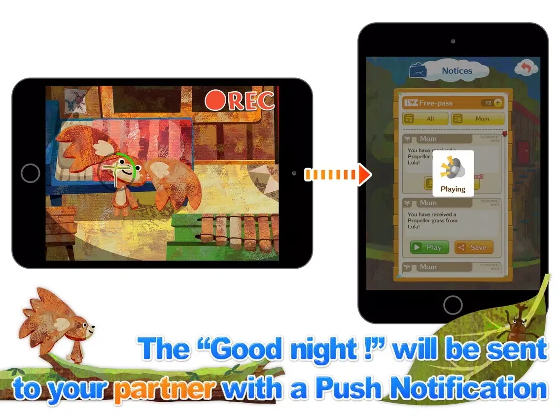 Capturas de tela do Bedtime with Roonie iPad 