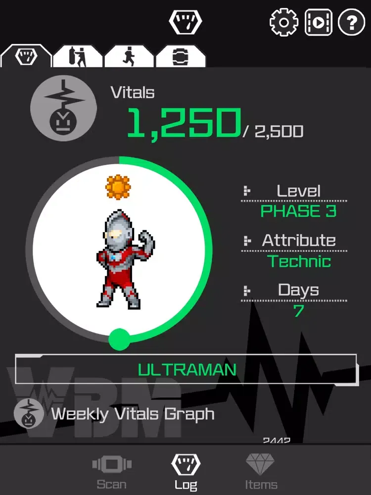 Capturas de pantalla de VITAL BRACELET CHARACTERS Lab iPad 