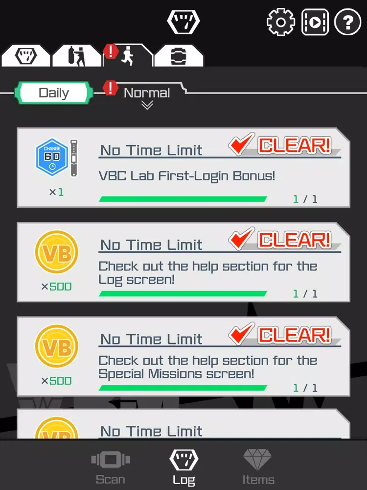 Capturas de pantalla de VITAL BRACELET CHARACTERS Lab iPad 
