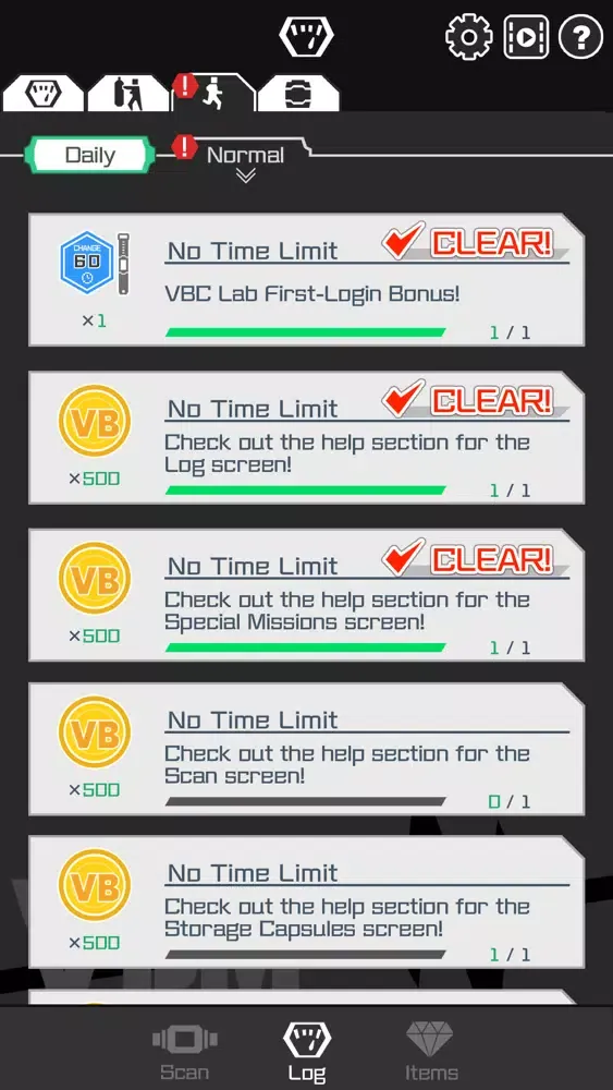 Capturas de pantalla de VITAL BRACELET CHARACTERS Lab