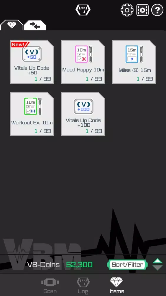 Capturas de pantalla de VITAL BRACELET CHARACTERS Lab